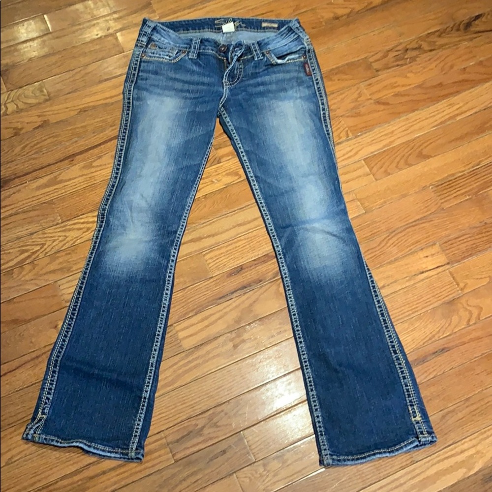 Silver jeans
